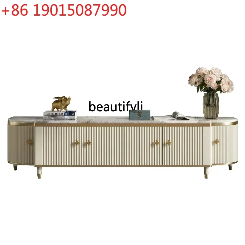 

Новый роскошный телевизионный шкаф-тумба, журнальный столик, модная современная итальянская элитная мебель для гостиной и спальни, мраморный напольный шкаф