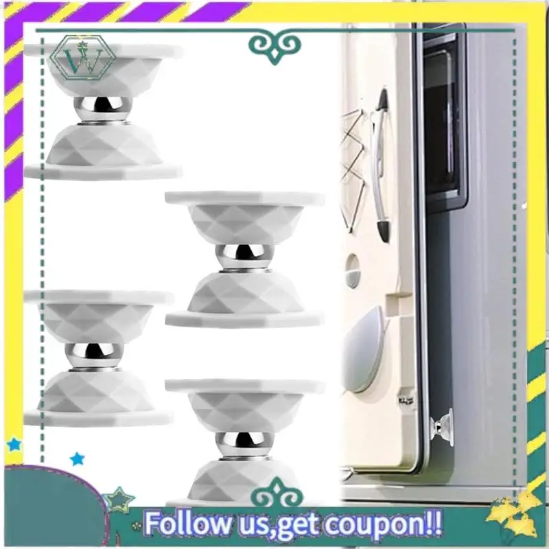 

Модернизированный 4-компонентный дверной кронштейн с магнитом для автофургона, силиконовый дверной стопор для автофургона, подходит для аксессуаров для автофургонов, каюты для лодок