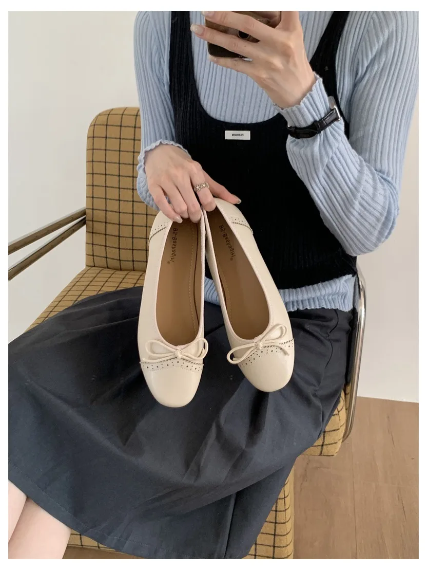 Ballerines Femme Élégantes Plates – Bout Pointu, Confort Quotidien, Antidérapantes Et Légères