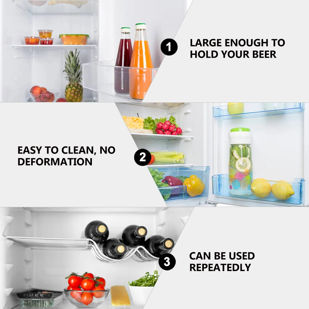 

Silicone Can Rack Large Capacity Beer Storage Shelf Easy Clean Beverage Organizer Heat Resistant Dishwasher Safe Can Mat