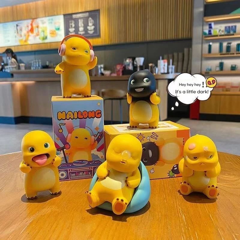 New Hot Cute Milk Dragon Daily Series Action Figure Blind Box Hand Table Decoration Collection Doll Toy Kid Birthday Custom Gift