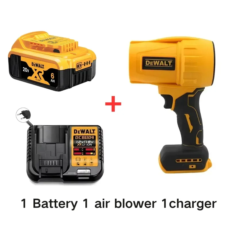 

DEWALT Cordless Air Blower Brushless Turbo Fan Violent Fan 800G Thrust Handheld Dust Blowing Tool Rechargeable 20V Battery
