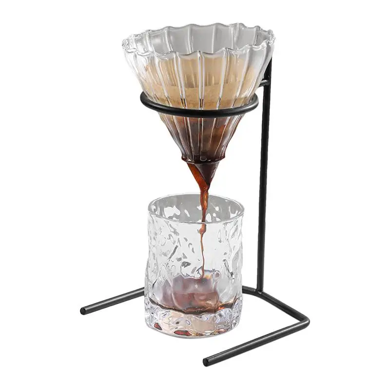 Giet Over Koffiezetmachine Stand Metaal Giet Over Koffie Druppelaar Stand Coffee Stand Rek Druppelaar Filter Cup Houder Voor Handmatig Zetten