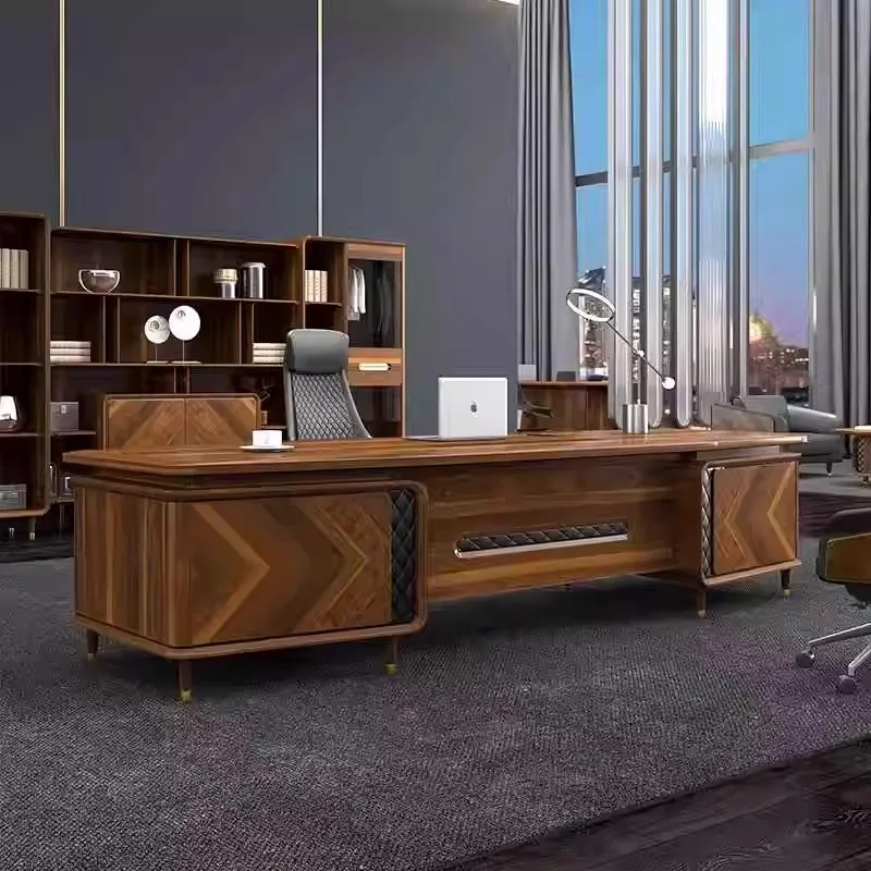Modern White Executive Desk Drawers Luxury Corner Organizer Executive Desk Study Gaming Mesa Escriotorio Office Furniture