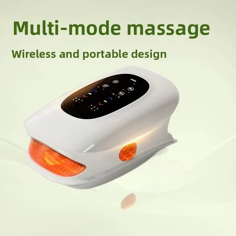 Portable Electric Hand Massager, Airbag Compression Massager with Vibration and Hot Compress for Hand Fatigue Relief