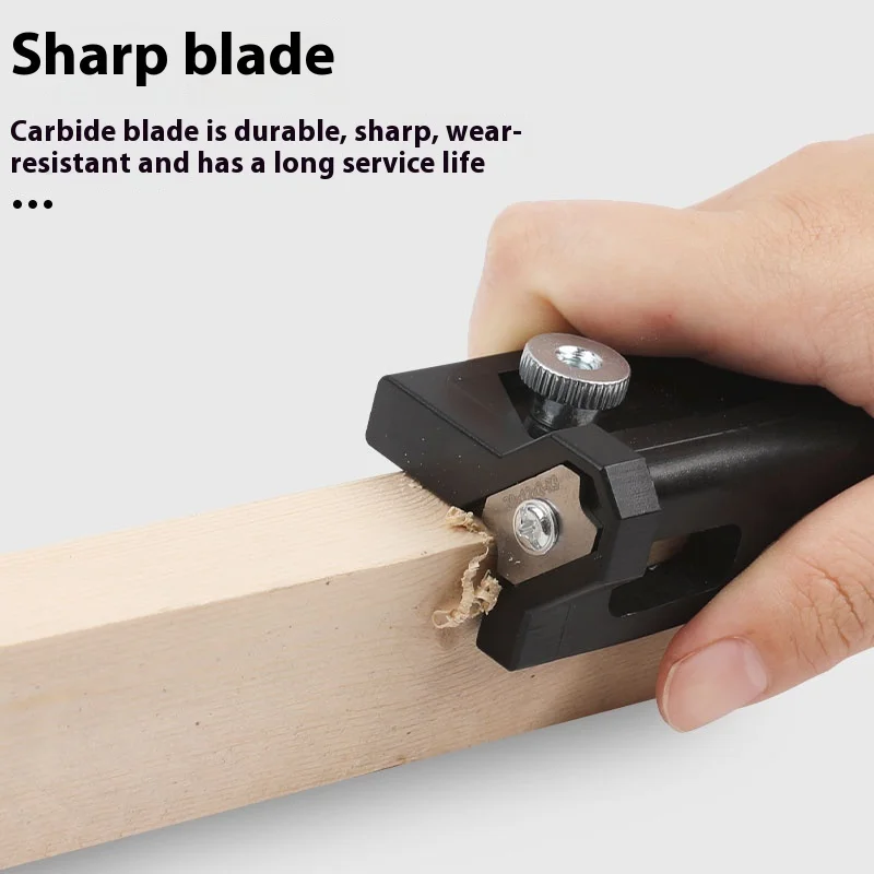 

Portable Aluminum Alloy Edge Band Trimmer 4 Types for 0.8-2.0mm Bands Woodworking & DIY Deburring Tool