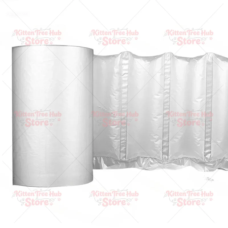 500M Inflatable Air Cushion Roll Film 20*10/15/20cm Shockproof Logistics Packaging Supply Buffer Bag
