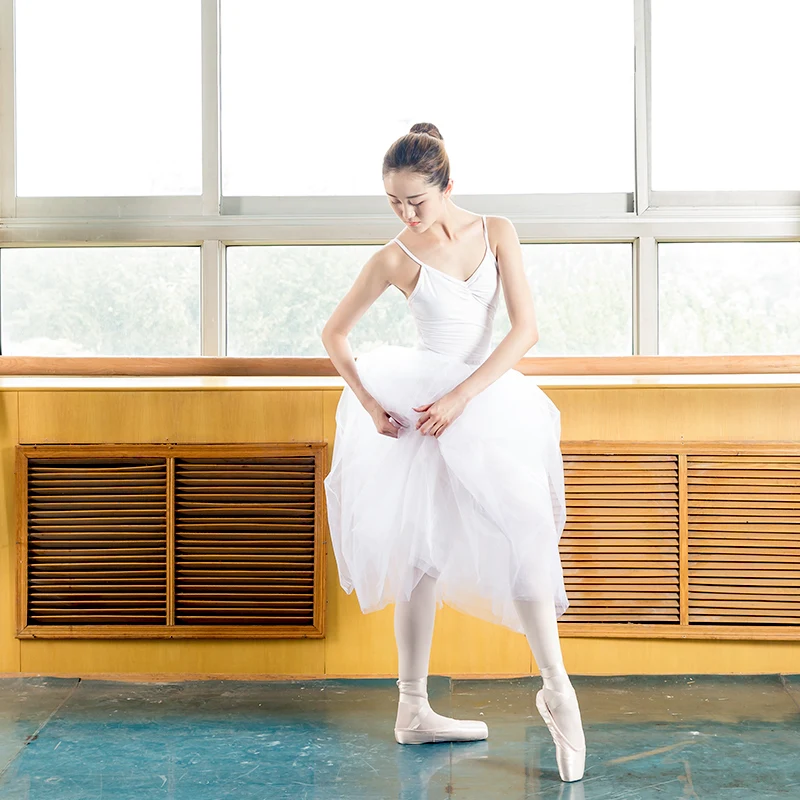 Sling in pizzo ginnastica Leatord femmina abbigliamento da ballo per adulti abiti monopezzo balletto per adulti Leatords per donna Ballerina vestito per bambini