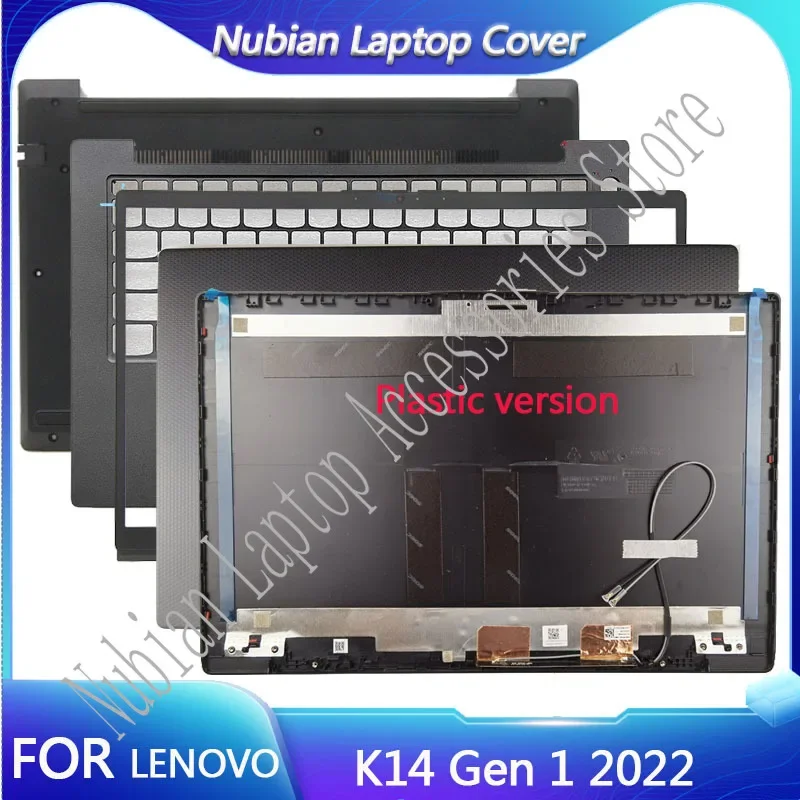 Novo para lenovo k14 gen 1 2022 tela traseira caso moldura palma resto inferior escudo capa superior inferior 5cb0z69448