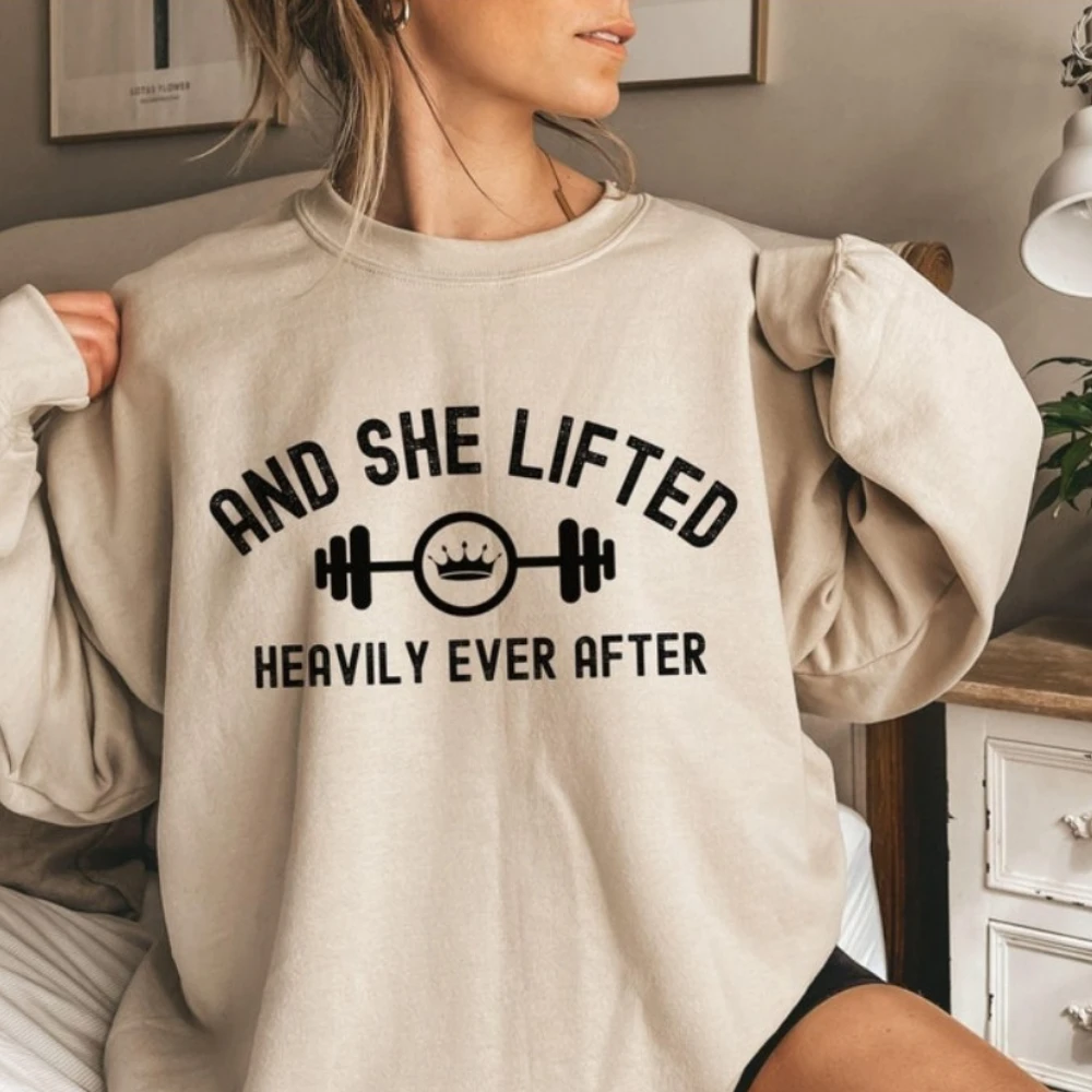 ورفعه بشكل كبير بعد البلوز النسائي في صالة الألعاب الرياضية، بلوفر للتمرين للنساء، بدلة رياضية بكتف منسدل #1