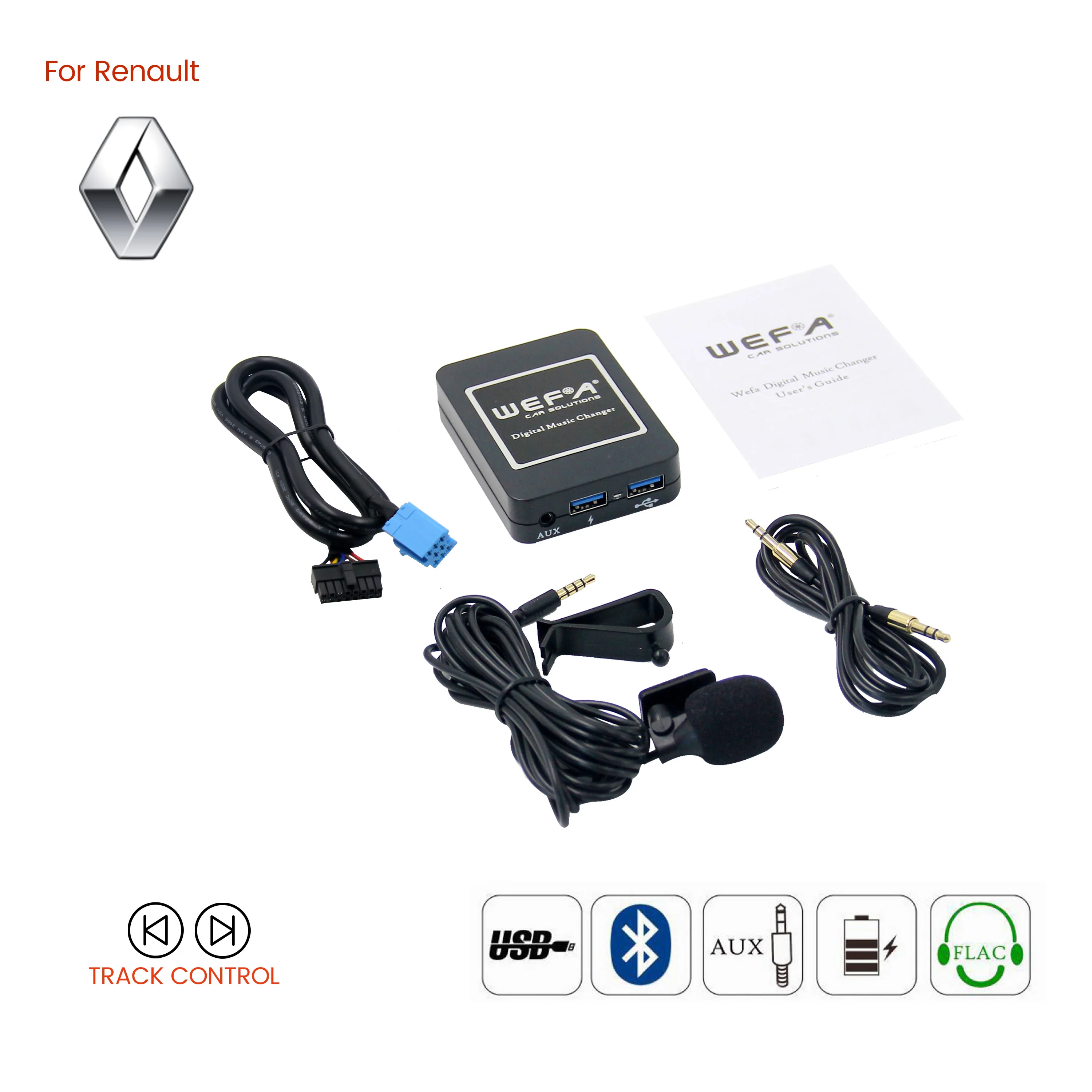 WEFA WF-606 – Idealny adapter Bluetooth dla Renault z 8-pin złącza: test i porady użytkowników