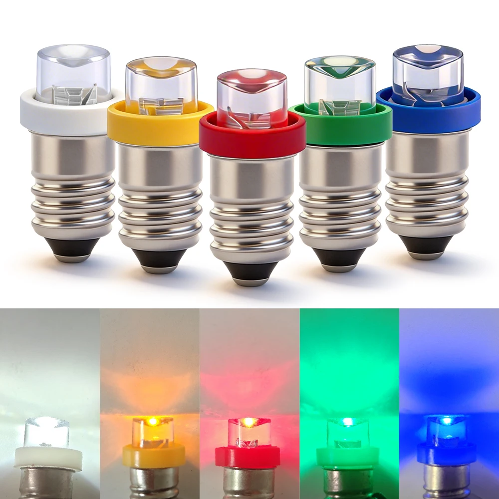 4Pc E10 6V Led Dc 1…