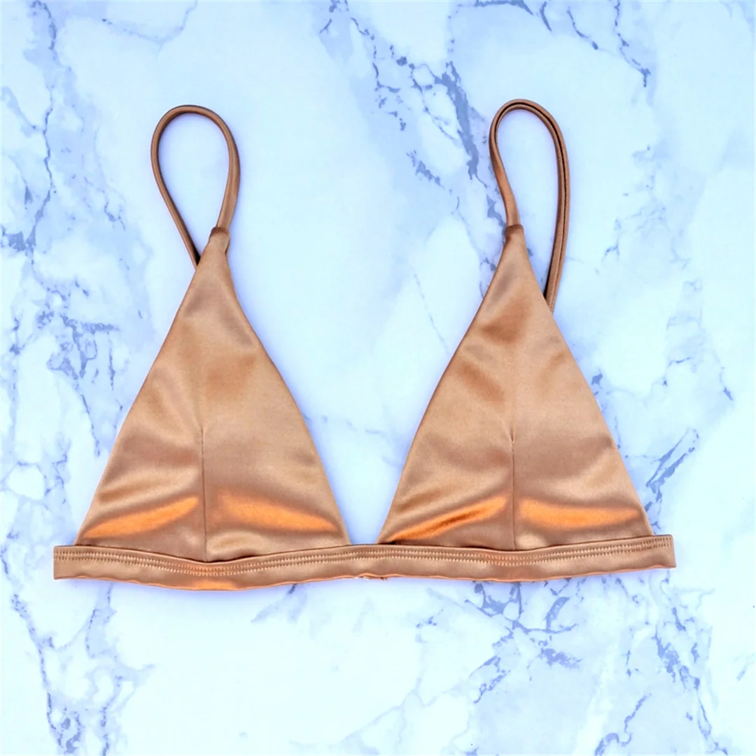 5 Farben Satin High-Leg-Cut Brasilianisches Zweiteiler-Bikini-Set Bikini Damen-Badeanzug Badebekleidung Frauen-Badebekleidung Bather Swim V4964 – Detail 29
