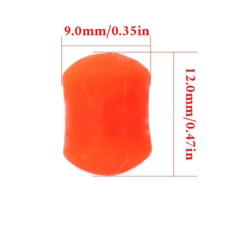 8 قطعة 12 مللي متر بطيئة غرق الدمبل الطعم فاكهي الحبار نكهة وهمية الغذاء المنبثقة معالجة العائمة الطعم الاصطناعي الصيد اكسسوارات #6