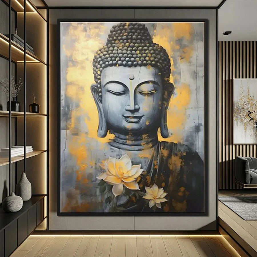 Diamond Embroidery Abstract Art Religious Buddha statues Full Diamond Mosaic Rhinestones Art Painting Cross Stitch Wall Decor