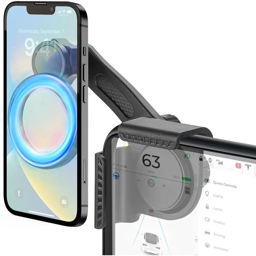 

Universal Strongest Magnetic Phone Holder for Cars, 2024 Model, No Glue Required, with Optional Magnetic Ring
