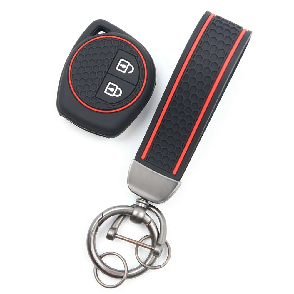 New Silicone Car Remote Key Cover Case For Suzuki Swift Ignis Vitara Liana Ciaz Baleno Car Key Fob Case Cover Shell Decor