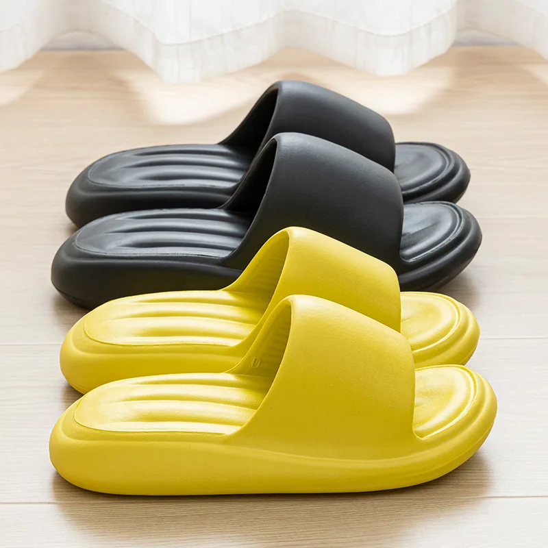 MEOD 2026 Summer New Anti-Slip Platform Beach Slippers Women's Eva Thick Bottom Comfortable Bread Slippers Woman  Home Slides