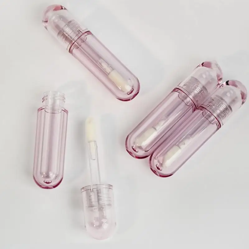 1/3pcs 6ML Empty Lip Gloss Tubes Plastic Lip Balm Tube Lipstick Mini Sample Cosmetic Container Transparent Refillable Bottle