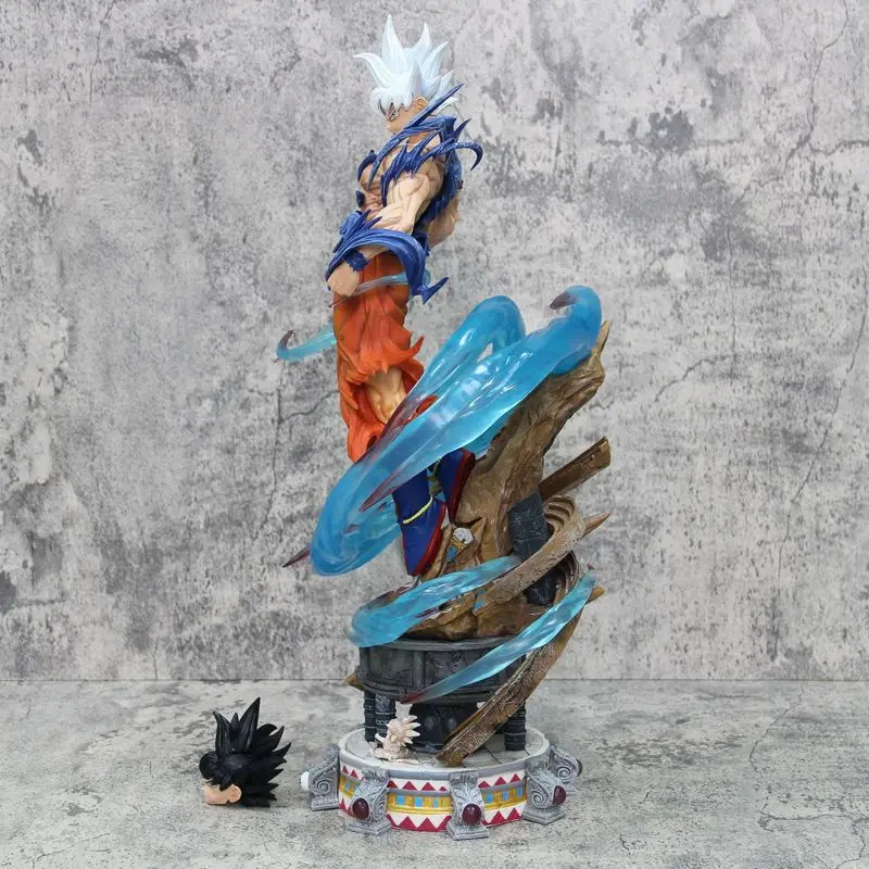 Dragon Ball Yunqi Series Free and Ultimate Wukong Super Divine Form Anime Modelos de mano Adornos Estatuas Regalos de cumpleaños cool