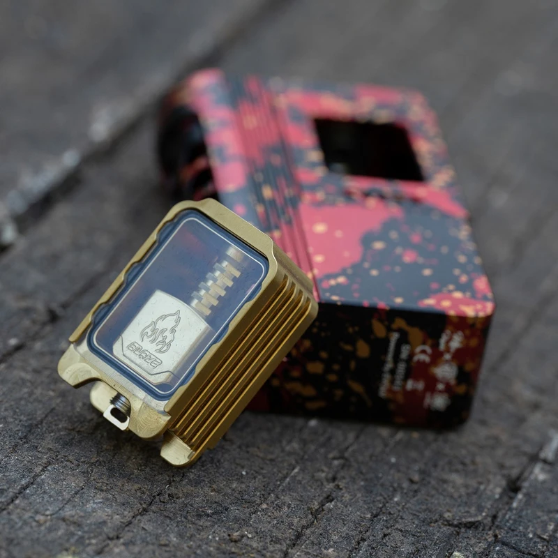 

Original Thunderhead Creations Blaze Bridge with Sliding Tank 4ml Dual Glass Single Coil Vape Atomizer for Blaze AIO E-cig