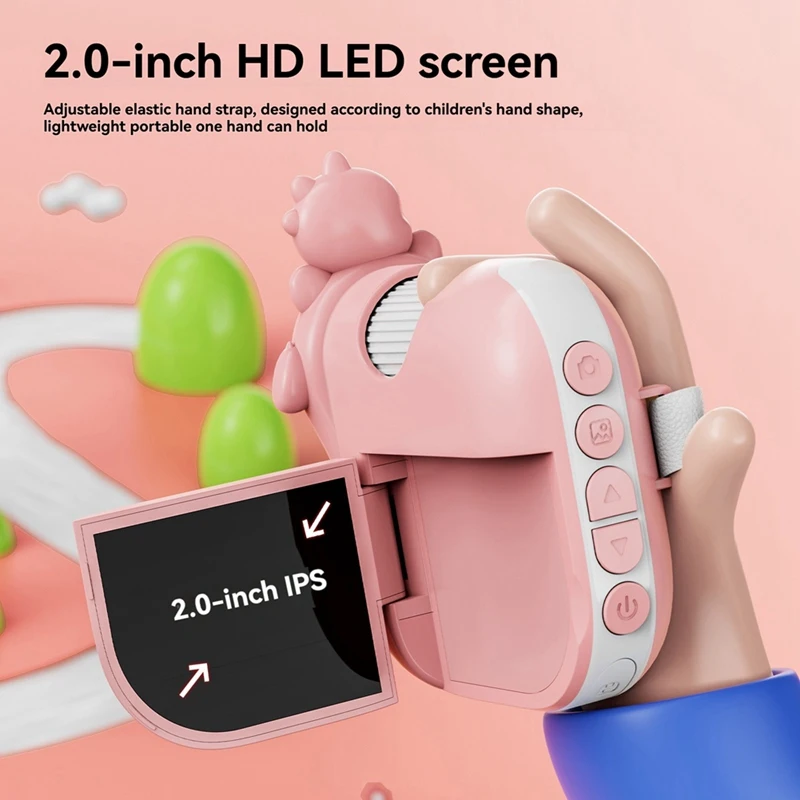 كاميرا مجهر للأطفال شاشة عالية الدقة مجهر محمول مع 8 مصابيح LED لالتقاط الصور/الفيديو أداة مراقبة 1000X