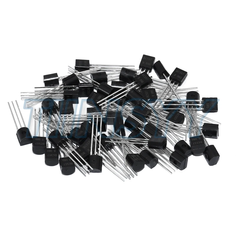 100pcs BC327 BC337 BC547 BC548 BC549 BC550 BC556 BC557 BC558 TO-92 Transistor NPN PNP New Original