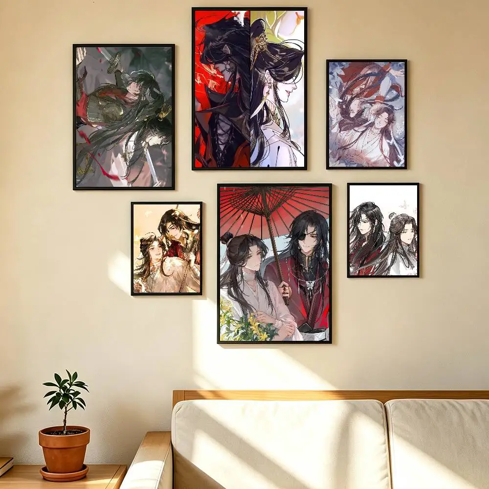 Heaven Officials Blessing Poster High Quality Dorm Living Room Aesthetic Wall Decoration Painting Stickers Gift