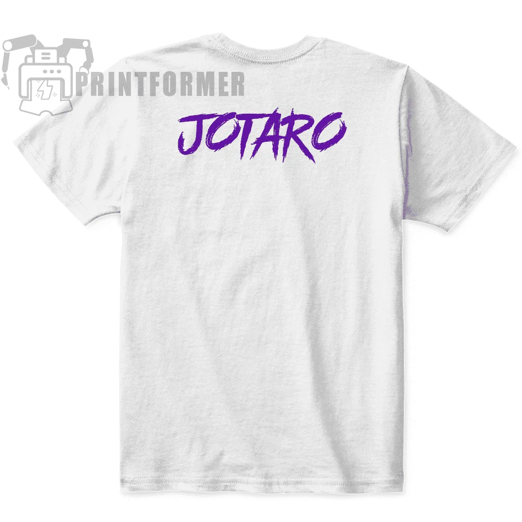 Jotaro Kujo-JoJo's Bizarre T-shirt JoJo's Bizarre Adventure Anime Shirt All Size