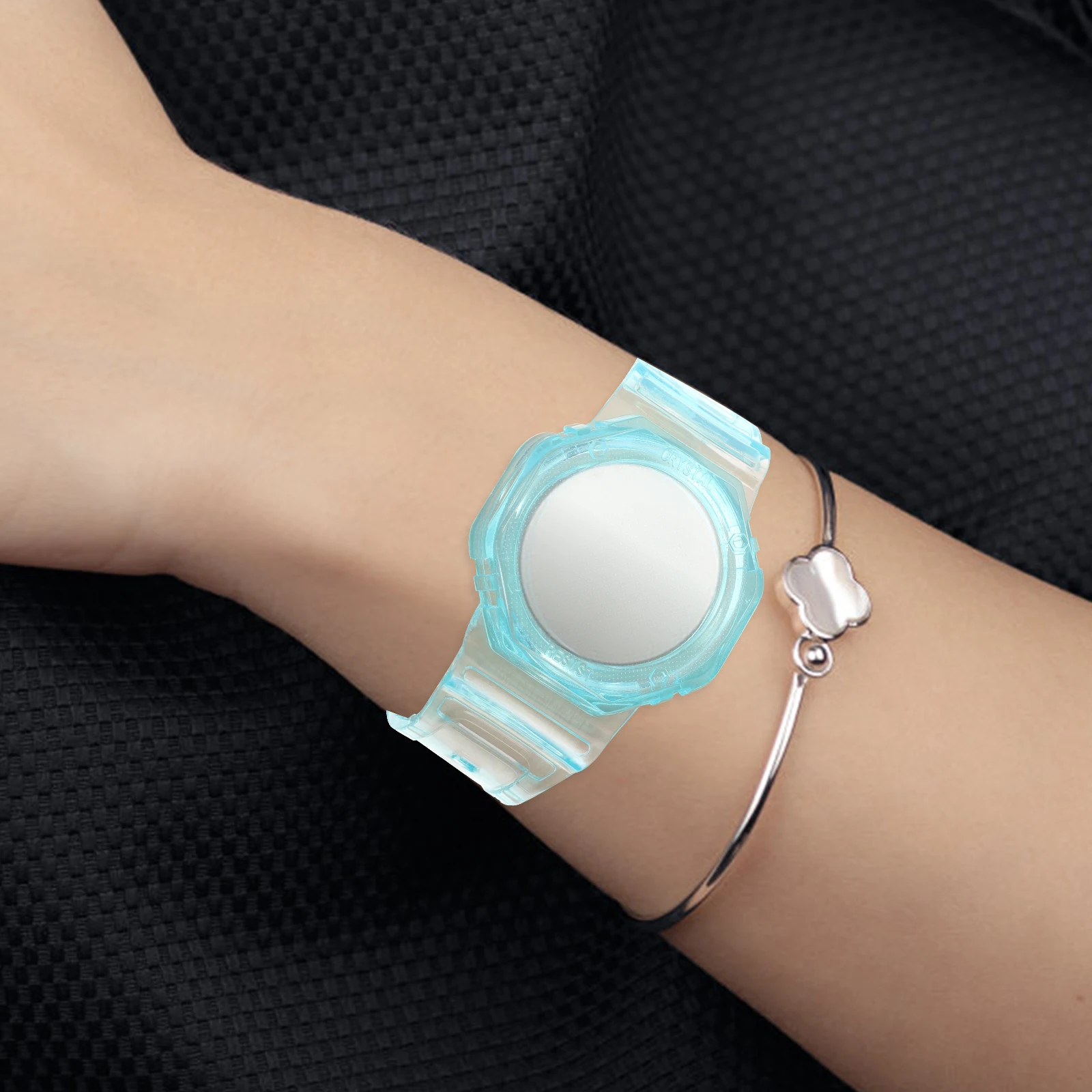 

Smart Locator Watch Band Comfortable For Decorative Breathable Wristwatch Belt Non-Slip Watchband