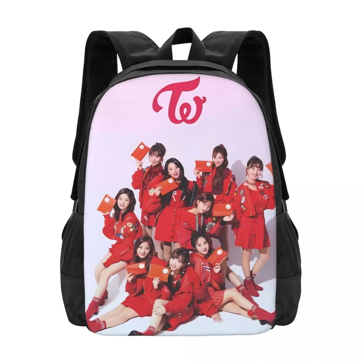 

Kpop TWICE Girl Group Travel Laptop Backpack, Business College School Computer Bag Gift for Men & Women