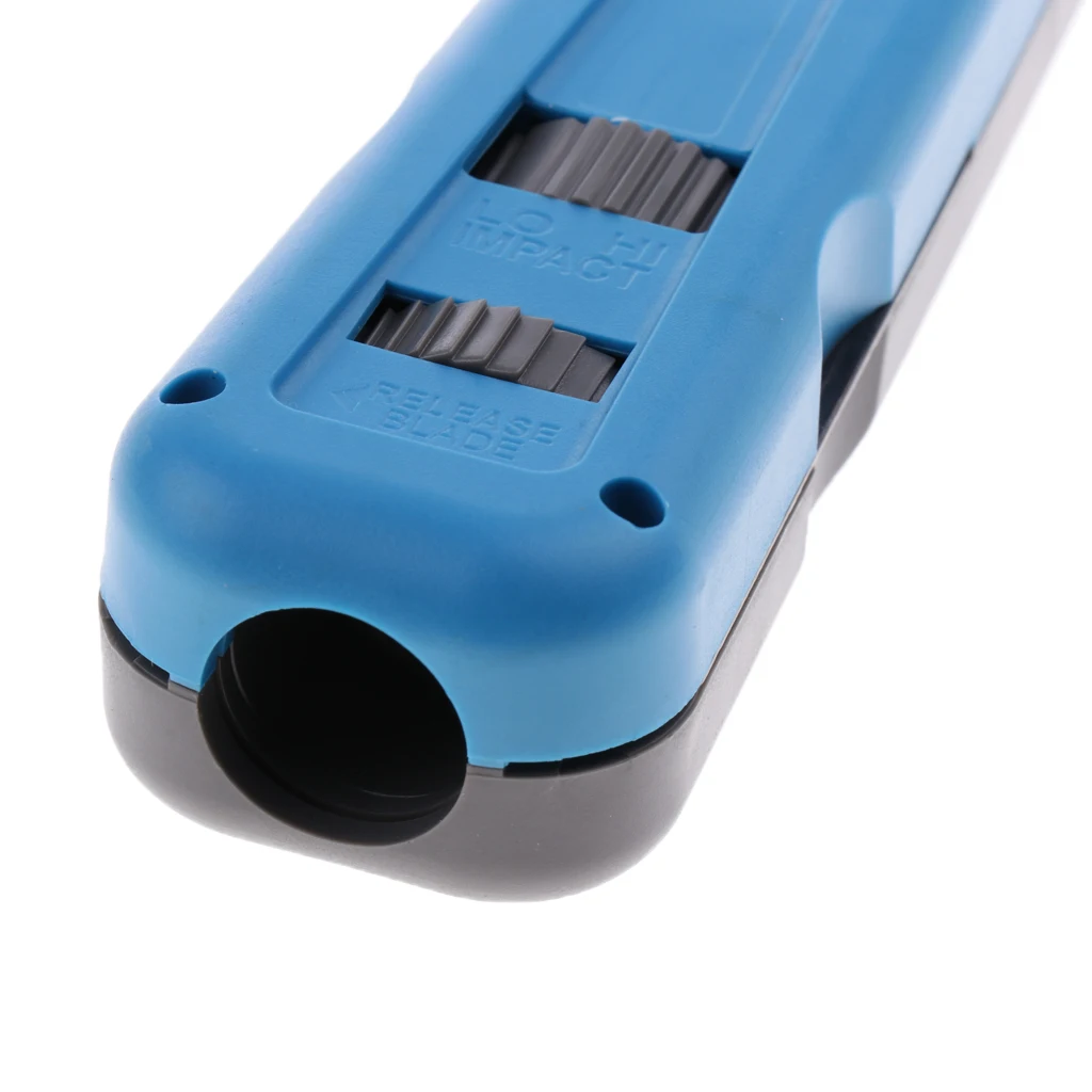 Ergonomic Network Cable Crimper Plastic Steel Impact Tools for Wire Stripping and Cable Punch Machine Use