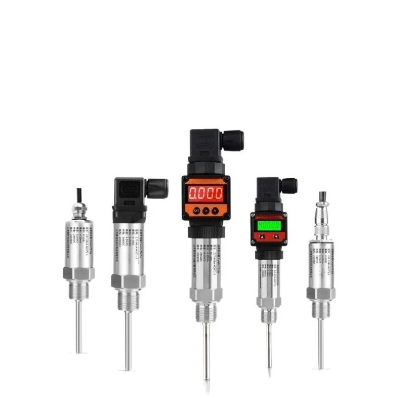 Industrial Grade PT100 Temperature Sensor, 4-20mA Transmitter with Class Accuracy and Display