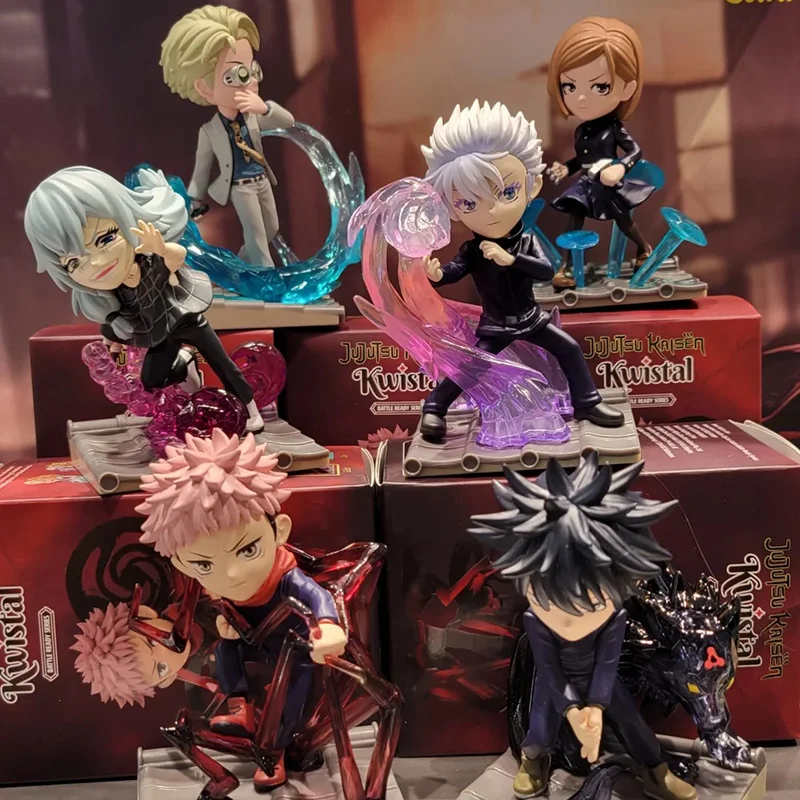 

В наличии оригинальный Bandai Jujutsu Kaisen Itadori Yuji Fushiguro Megumi Gojo Satoru аниме модель персонажа слепая коробка игрушки подарки