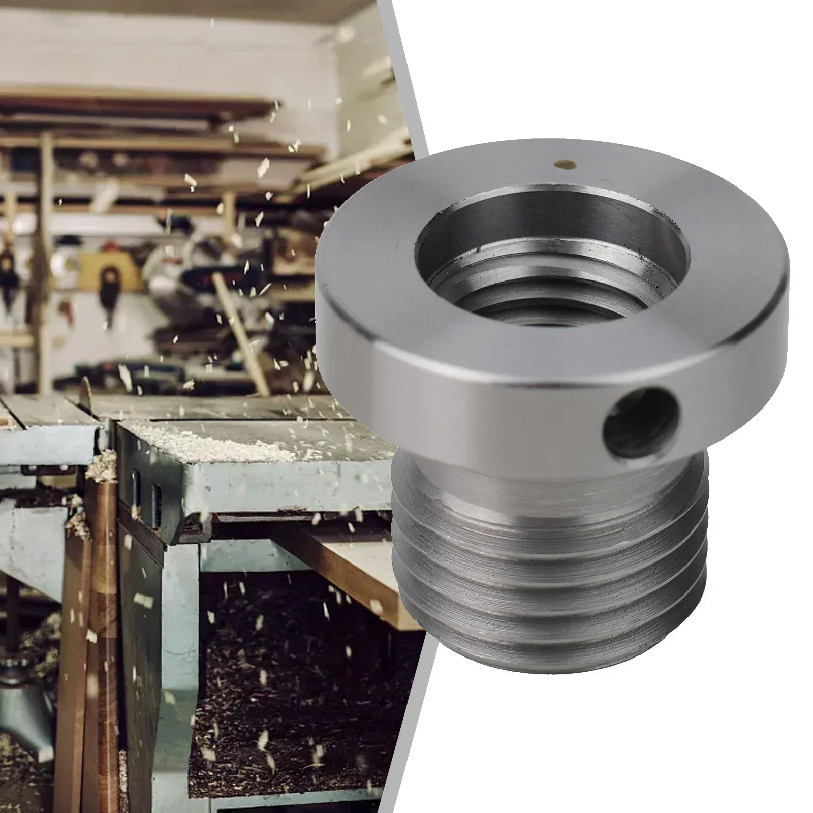 Wood Lathe Chuck Adapter Screw Thread Spindle Adapter For Wood Turning Lathe 25 To 18mm  33 To 18mm 33 To 25mm Woodworking Tool