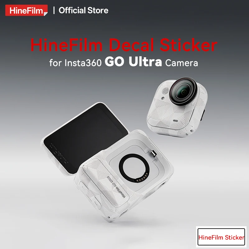 

Hinefilm Decal Skin Protective Film for Insta360 GO Ultra Action Camera Protector Cover Film Sticker Wraps Cover