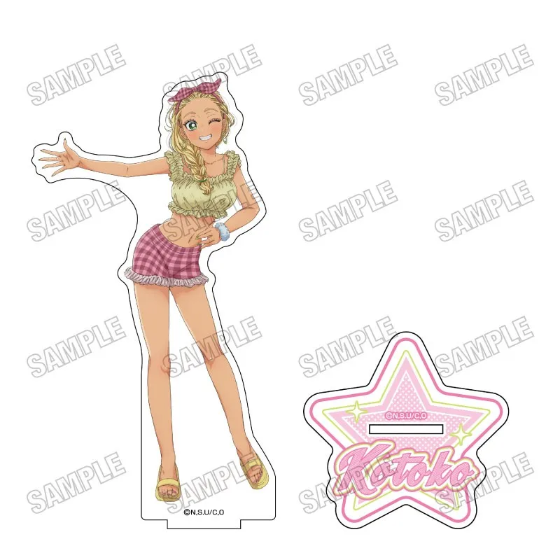 Kei Amane Kotoko Ijichi Acrylic Figure Stand Gals Can't Be Kind to Otaku! Anime Peripheral Collection Keychain Gifts