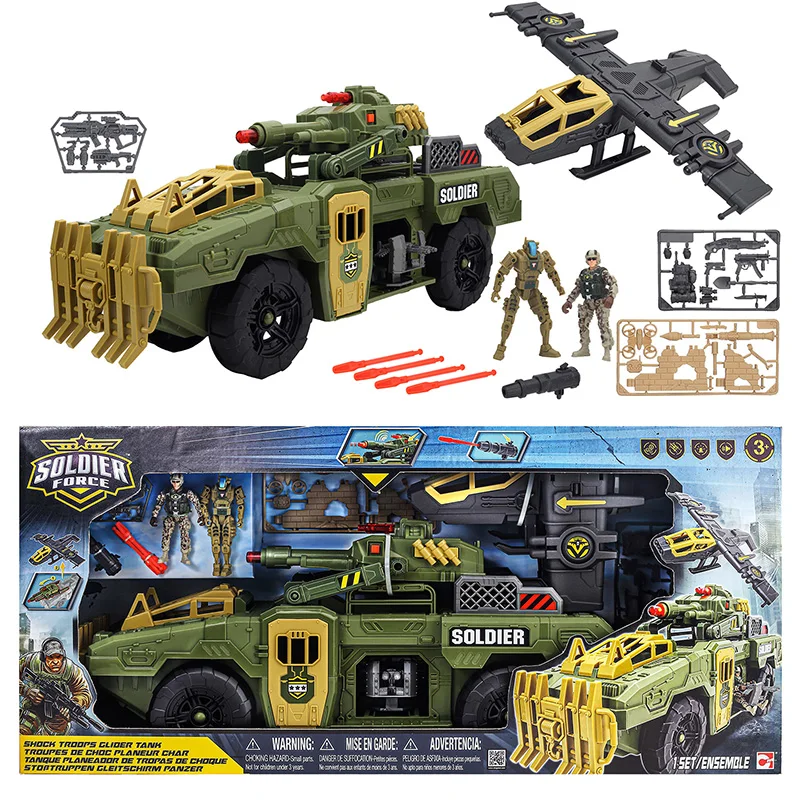 Jitumei Military Model Super Large Inertia Motorcycle Patrol Car Toy with Sound And Light Simulation Military Vehicle for Kids