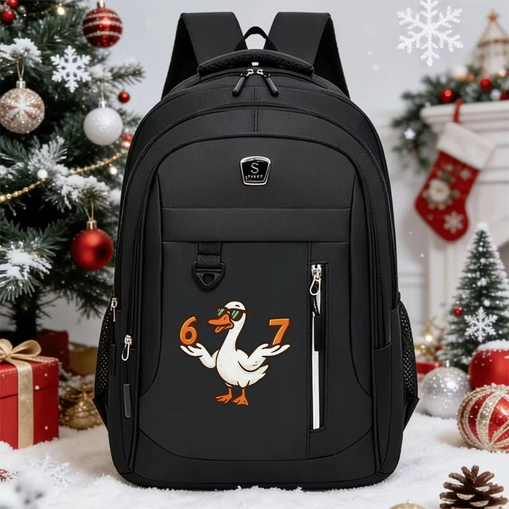 

Lightweight large capacity leisure computer backpack, worry-free boarding for short business trips, easy to match for travel.