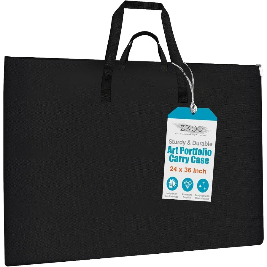 กระเป๋าใส่ผลงานศิลปะขนาดใหญ่พร้อมดีไซน์น้ำหนักเบาและสายสะพายไนลอนที่ทนทานเพื่อการพกพาและจัดเก็บผลงานศิลปะได้ง่าย