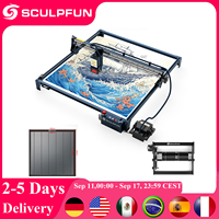 SCULPFUN S30 Ultra 22W Laser Engraving Machine Set 600x600mm Working Area With Automatic Air Assist Replaceable Lens Protection