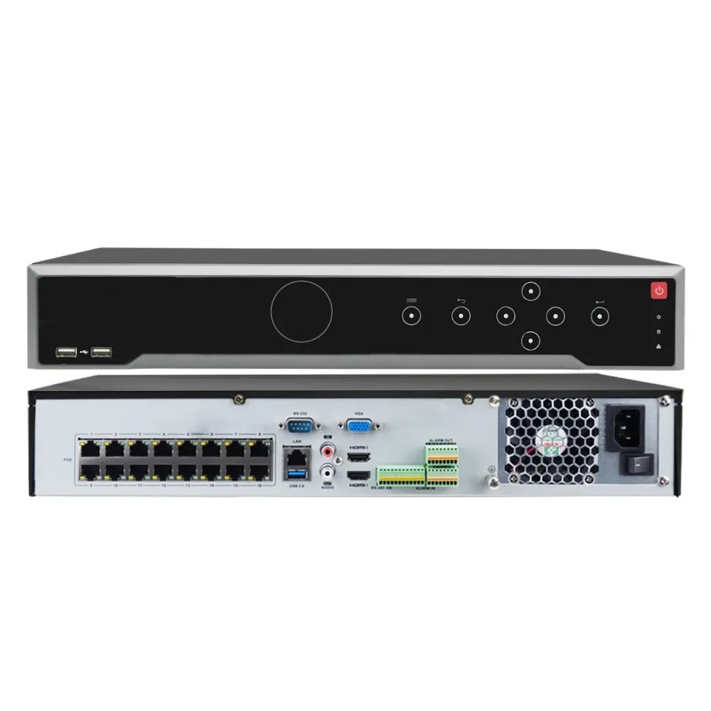 

HK OEM DS-7732NI-I4/16P 32CH POE NVR (5MP/6MP/8MP/12MP/4K) POE Network Video Recorder Built In 4SATA H.265+ IVMS4200