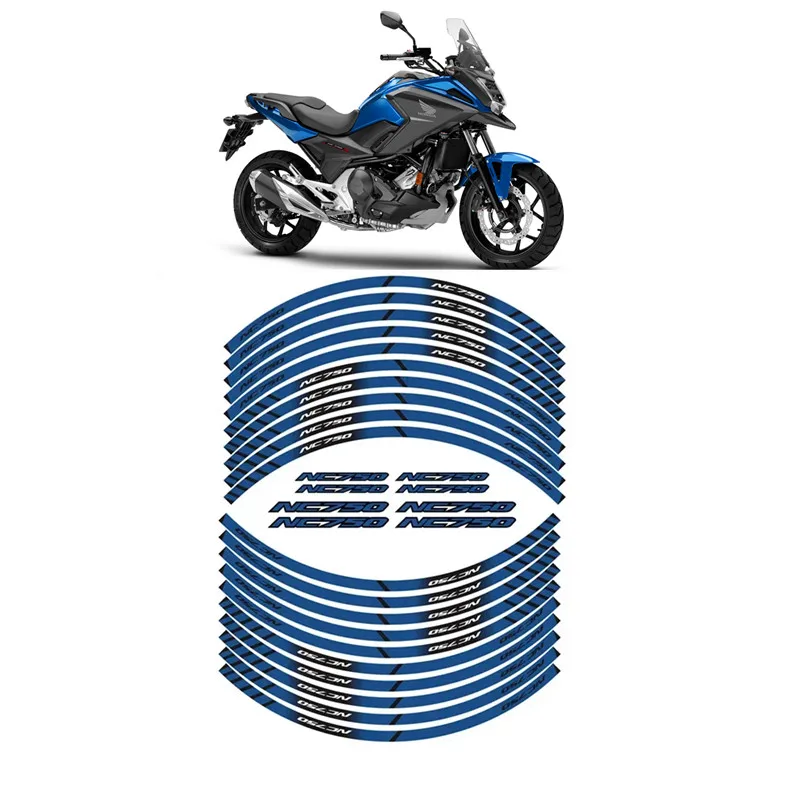 FOR HONDA NC750 NC750S NC750N NC750X Motorcycle Parts Contour Wheel Decoration Decal Sticker - D