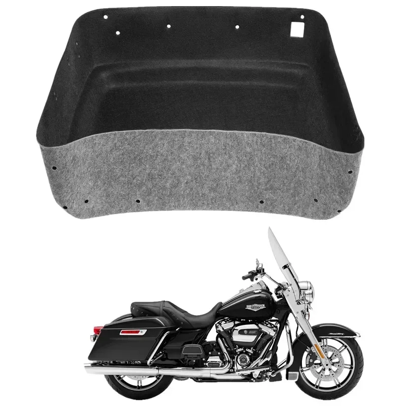 

For Harley Tour Pak Touring Road King Street Glide FLHT FLHR 2014-2020 Motorbike Acsessories King Trunk Insert Carpet Liner