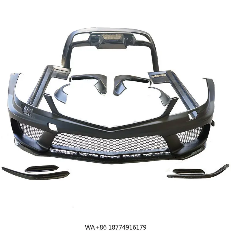 

Комплект кузова в стиле B для C Class W204 2008-2013, передний бампер автомобиля, крыло, задние бамперы, боковые юбки