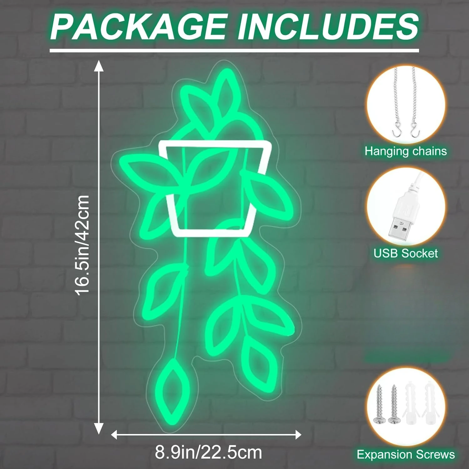 زهور النيون لتزيين الحائط عكس الضوء الأخضر النيون غرفة المعيشة شرفة غرفة نوم مكتب مقهى ديكور USB الطاقة ضوء الليل هدية