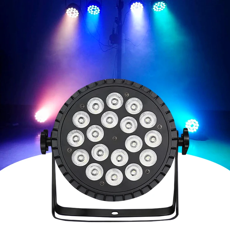 18x15w rgbwa 6in1 flat moving head led par zoom lights for disco large party club show