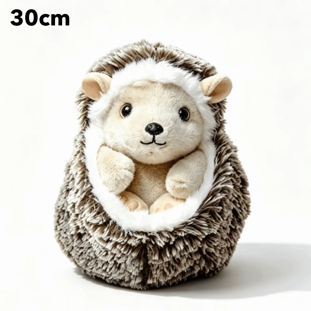 Cute 10/20/30cm Hedgehog/Lamb Soft Lifelike Design Hedgehog Pillow Ball Shape Handmade Hedgehog Pendant Bag Decor