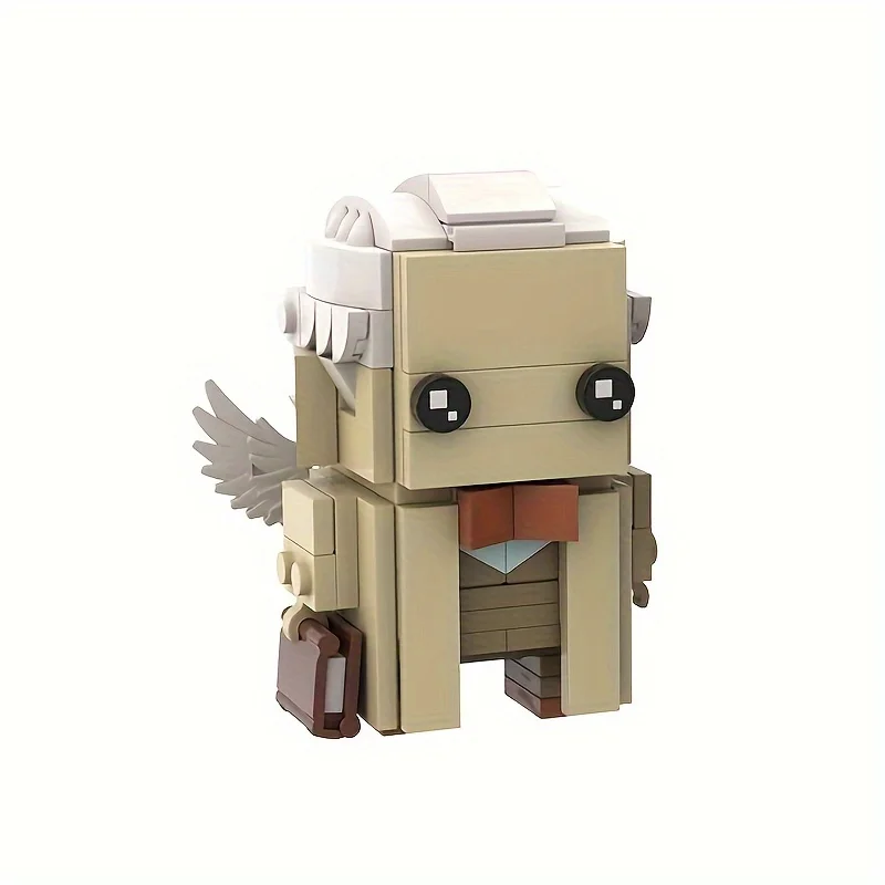 شخصيات عمل لبنات البناء Brickheadz ، بشائع جيدة ، ملائكة ، أزيرافيل ، شياطين ، كراولي ، فيلم ، شخصية كوميدية ، ألعاب ، هدايا