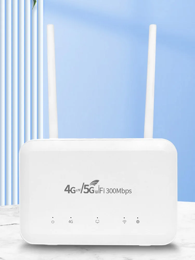 4G LTE موزع إنترنت واي فاي مودم راوتر مع فتحة للبطاقات SIM 300Mbps لاسلكي موبايل واي فاي هوت سبوت أجهزة التوجيه DNS VPN هوائيات عالية الكسب